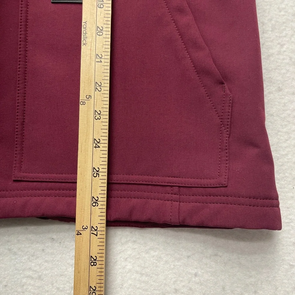 Carhartt Vest Women XL Burgundy WV002 BRG Softshell Fleece‎ Lined Work Gorpcore